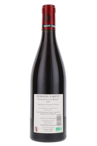 Pommard La Croix Blanche Domaine Parent, Burgundy, France, 2020 [Back]