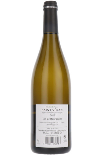 Saint Veran, Jean-Francois Gonon, Maconnais, Burgundy, France, 2022