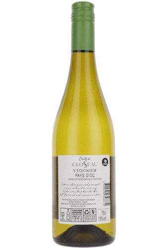 Chants de Closeau Viognier, IGP Pays D'Oc, France, NV