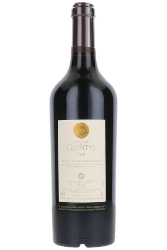 Le Dragon de Quintus Grand Cru Saint Emilion, Bordeaux, France, 2020