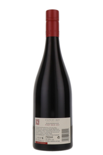 Cloudy Bay Pinot Noir, Marlborough, New Zealand, 2021