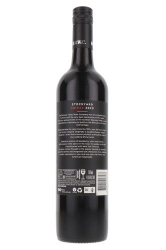 Barossa Valley Wine Company, "Stockyard" Shiraz, Barossa Valley, South Australia, 2020