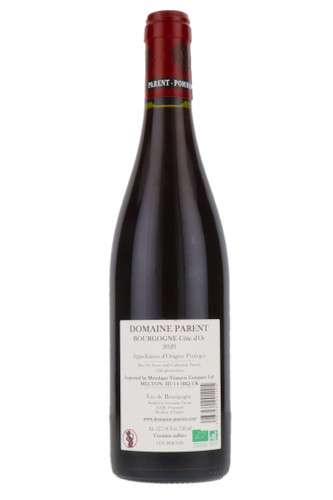 Bourgogne Cote D Or Pinot Noir, Domaine Parent, Burgundy, France, 2020