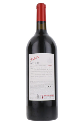 Penfolds Bin 407 Cabernet Sauvignon, South Australia, 2022