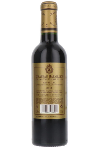 Chateau Batailley 5eme Cru Classe Pauillac, Bordeaux, France, Half bottle, 2017