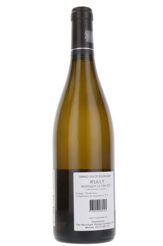 Rully Montagne La Folie, Domaine Claudie Jobard, Cote Chalonnaise Blanc, Burgundy, France, 2022