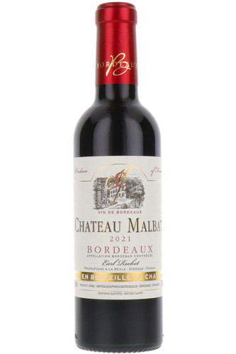 Chateau Malbat, Vin De Bordeaux, France, Half Bottle, 2021