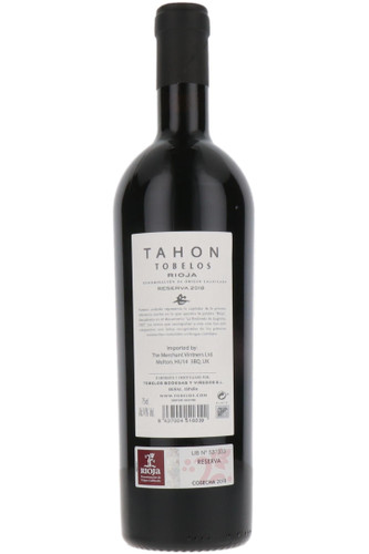 Tahon de Tobelos Reserva, Rioja, Spain, 2018