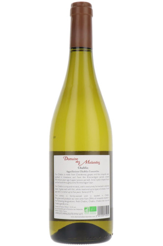 Chablis Domaine de Malandes, Chablis, Burgundy, France, 2023 [Colour Label]