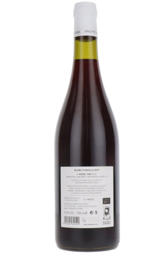 Blanc Vi Natural Negre Organic, Vins Petxina, Catalonia, Spain, 2019