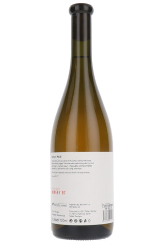 Teliani Valley Winery 97 Kakhuri No 8 Amber, Kakheti, Georgia, 2022