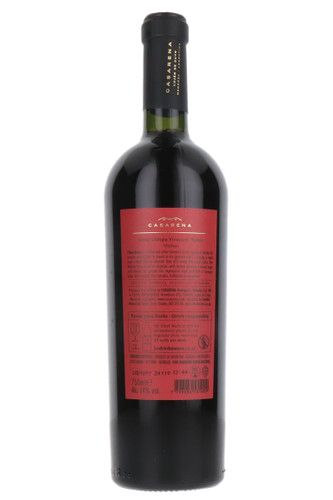Casarena "Naoki" Single Vineyard Malbec, Agrelo, Lujan de Cuyo, Mendoza, Argentina, 2021