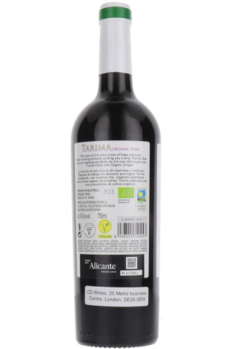 Tarima Organic Monastrell Tinto, Bodegas Volver, Alicante, Spain, 2023