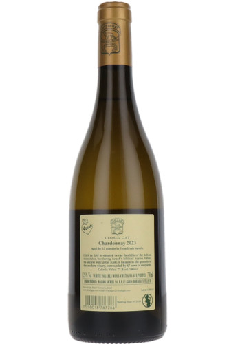 Clos de Gat Chardonnay, Judean Hills, Israel, 2023