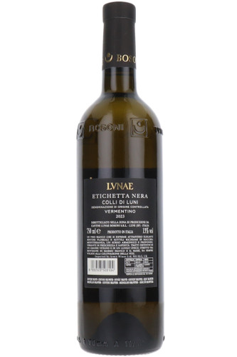 Vermentino Colli di Luni "Etichetta Nera", Cantine Lunae Bosoni, Liguria, Italy, 2023