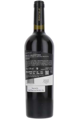 Salice Salentino Rosso Cantele, Puglia, Italy, 2022