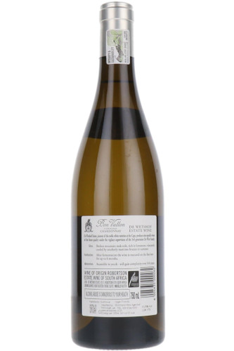 De Wetshof Bon Vallon Unwooded Chardonnay, Robertson, South Africa, 2024