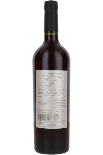 Gouguenheim Pinot Noir, Tupungato, Uco Valley, Mendoza, Argentina, 2022