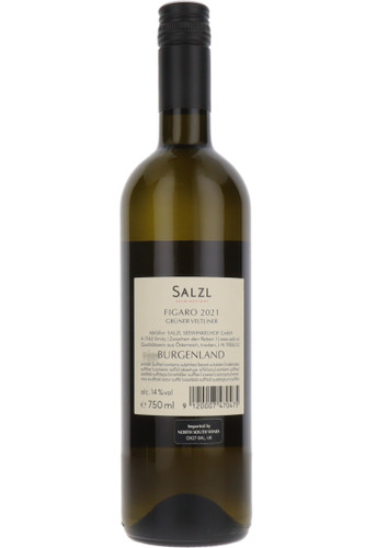 Salzl Figaro Alte Reben Gruner Veltliner, Burgenland, Austria, 2021