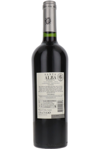 Santa Alba Reserve Cabernet Sauvignon, Vina Alto Roble, Curico, Valle Central, Chile, 2022