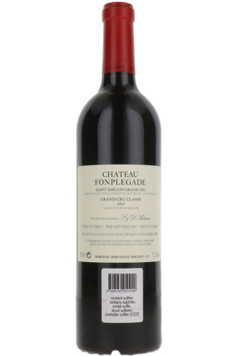 Château Fonplégade Saint Emilion Grand Cru Classé, Bordeaux, France, 2017