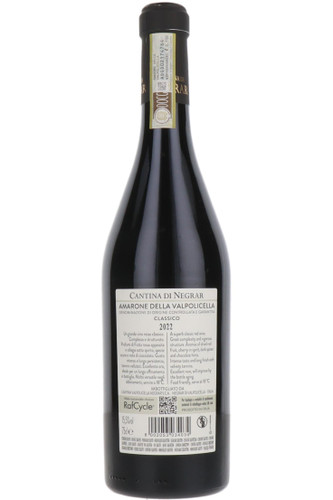 Amarone Della Valpolicella Classico, Negrar, Veneto, Italy, 2022