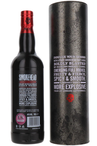 Smokehead Sherry Bomb Islay Single Malt Whisky, Scotland