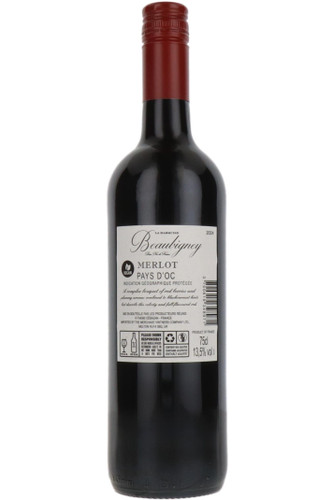 Beaubigney Merlot, IGP Pays D'Oc, France, 2024