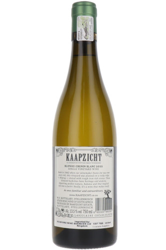 Kaapzicht "Kliprug" Bush Vine Chenin Blanc, Bottelary, Stellenbosch, South Africa, 2022