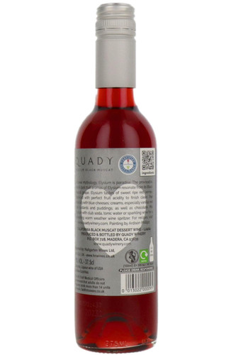 Elysium Black Muscat, Dessert Wine, Quady, California, 2023, Half Bottle