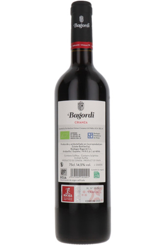 Bagordi Rioja Crianza, La Rioja DOCa, Spain, 2022