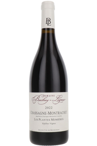 Chassagne Montrachet Rouge, Les Plantes Momieres, Vieilles Vignes, Domaine Bachey-Legros, Côte de Beaune, Burgundy, France, 2022