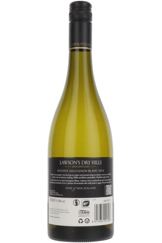 Lawsons Dry Hills Reserve Sauvignon Blanc, Marlborough, South Island, New Zealand 2024