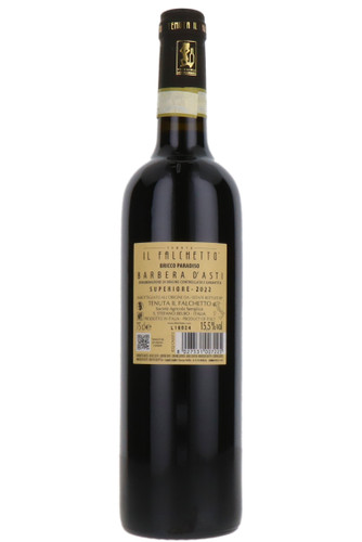 Il Falchetto "Bricco Paradiso" Barbera d' Asti Superiore DOCG, Piedmont, Italy, 2022