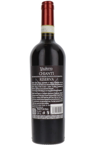 Volpetto Chianti DOCG Riserva, Tuscany, Italy, 2020