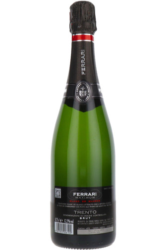 Ferrari "Maximum" Blanc de Blancs Brut, Fratelli Lunelli Ferrari, Trento DOC, Trentino-Alto Adige, Italy, NV