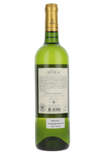 Chateau de Cruzeau Blanc, Vignobles Andre Lurton, Pessac-Leognan, Bordeaux, France, 2022