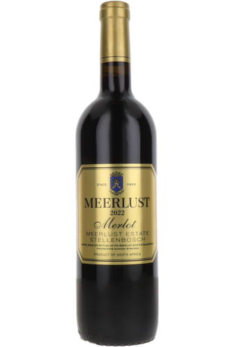 Meerlust Merlot, Stellenbosch, South Africa, 2022