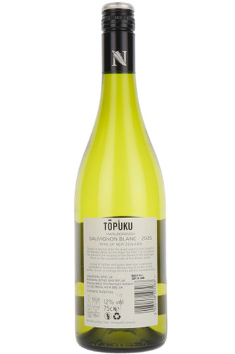 Topuku Marlborough Sauvignon Blanc, New Zealand, 2025