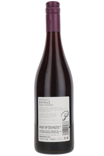 Patterson's Select Reserve Shiraz, South Eastern Australia, 2024