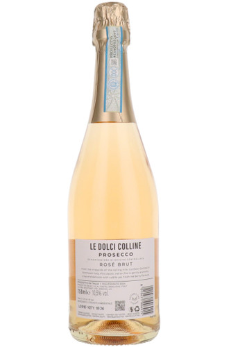 Le Dolci Colline Prosecco Rose Brut, Adria Vini, Venezie, Italy, NV