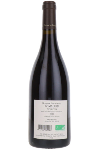 Pommard Noizons, Domaine Berthelemot, Cote de Beaune, Burgundy, France, 2022