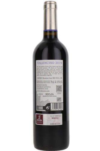Valenciso Rioja Reserva, Rioja Alta, Spain, 2019