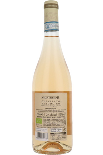 Montresor Bardolino Chiaretto Bio Rosé, Veneto, Italy, 2024