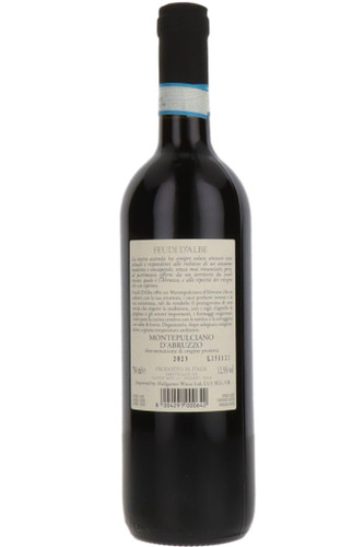 Montepulciano d Abruzzo Feudi d'Albe, Cantina Bove, Abruzzo, Italy, 2023