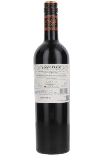 Primitivo Conviviale, Salento IGT, Puglia, Italy, 2024