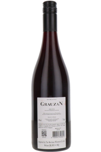 Domaine Grauzan Merlot, IGP Pays D'Oc, South of France, 2024