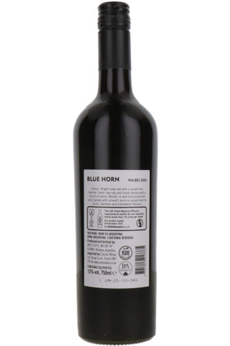 Blue Horn Malbec, Bodega Los Haroldos, Mendoza, Argentina, 2025