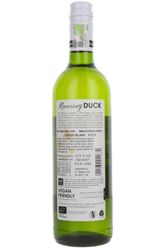 Running Duck Organic Chenin Blanc, Western Cape, South Africa, 2025