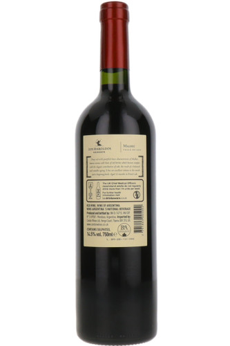Los Haroldos Reserve Malbec, La Consulta, San Carlos, Uco Valley, Mendoza, Argentina, 2023